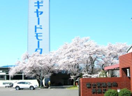美濃市にある「美濃工場」　春には桜が満開に！