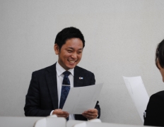 地域密着企業であることが入庫のきっかけ（中野さん／渉外担当）