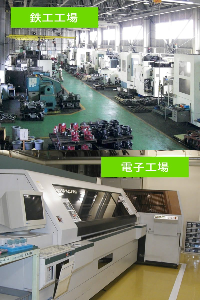 鉄工工場&電子工場