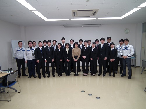 先輩との記念写真